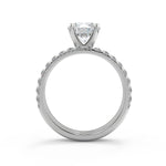 Load image into Gallery viewer, Payton Classic Pave 4 Prong Round Cut Diamond Engagement Ring - Nivetta