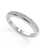 Load image into Gallery viewer, Rebekah 4 Prong Cathedral Solitaire Round Cut Engagement Ring - Nivetta