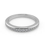 Load image into Gallery viewer, Rebekah 4 Prong Cathedral Solitaire Round Cut Engagement Ring - Nivetta
