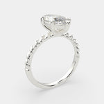Load image into Gallery viewer, Renata Marquise Cut Solitaire Rope Engagement Ring Setting - Nivetta