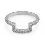 Load image into Gallery viewer, Sanai Micro Pave Halo Princess Cut Diamond Engagement Ring - Nivetta