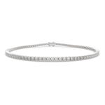 Load image into Gallery viewer, Seraphina Princess Cut Diamond Tennis Bracelet Prong Set (2 ctw) - Nivetta