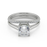 Load image into Gallery viewer, Sienna Four Prong Cushion Cut Diamond Engagement Ring - Nivetta