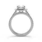Load image into Gallery viewer, Sierra Classic Halo Pave Cushion Cut Diamond Engagement Ring - Nivetta