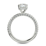 Load image into Gallery viewer, Sonya Radiant Cut Pave Hidden Halo Engagement Ring Setting - Nivetta