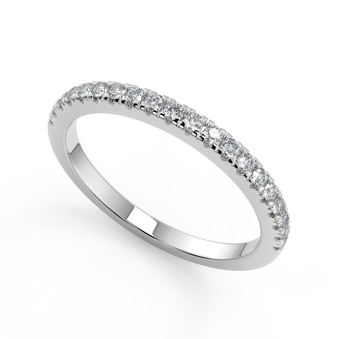 Susan Classic Pave Halo Princess Cut Diamond Engagement Ring - Nivetta