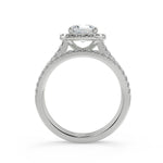 Load image into Gallery viewer, Sydnee Halo Pave Cushion Cut Diamond Engagement Ring - Nivetta