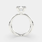 Load image into Gallery viewer, Tatiana Emerald Cut Solitaire Split Shank Engagement Ring Setting - Nivetta
