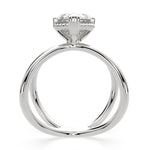 Load image into Gallery viewer, Tatiana Heart Cut Solitaire Split Shank Engagement Ring Setting - Nivetta