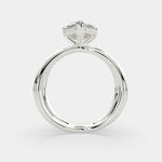 Load image into Gallery viewer, Tatiana Heart Cut Solitaire Split Shank Engagement Ring Setting - Nivetta