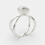Load image into Gallery viewer, Tatiana Marquise Cut Solitaire Split Shank Engagement Ring Setting - Nivetta