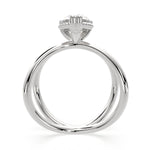 Load image into Gallery viewer, Tatiana Pear Cut Solitaire Split Shank Engagement Ring Setting - Nivetta