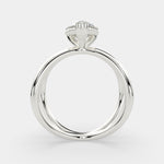 Load image into Gallery viewer, Tatiana Pear Cut Solitaire Split Shank Engagement Ring Setting - Nivetta