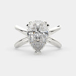 Load image into Gallery viewer, Tatiana Pear Cut Solitaire Split Shank Engagement Ring Setting - Nivetta