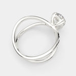 Load image into Gallery viewer, Tatiana Pear Cut Solitaire Split Shank Engagement Ring Setting - Nivetta