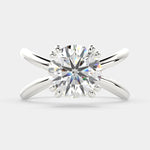Load image into Gallery viewer, Tatiana Round Cut Solitaire Split Shank Engagement Ring Setting - Nivetta