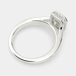 Load image into Gallery viewer, Xenia Emerald Cut Halo Pave Solitaire Engagement Ring Setting - Nivetta