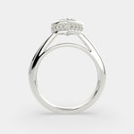Load image into Gallery viewer, Xenia Heart Cut Halo Pave Solitaire Engagement Ring Setting - Nivetta