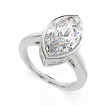 Load image into Gallery viewer, Xenia Marquise Cut Halo Pave Solitaire Engagement Ring Setting - Nivetta