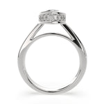 Load image into Gallery viewer, Xenia Marquise Cut Halo Pave Solitaire Engagement Ring Setting - Nivetta