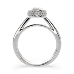 Load image into Gallery viewer, Xenia Pear Cut Halo Pave Solitaire Engagement Ring Setting - Nivetta