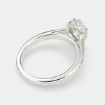 Load image into Gallery viewer, Xenia Pear Cut Halo Pave Solitaire Engagement Ring Setting - Nivetta