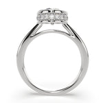 Load image into Gallery viewer, Xenia Round Cut Halo Pave Solitaire Engagement Ring Setting - Nivetta
