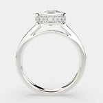 Load image into Gallery viewer, Xenia Round Cut Halo Pave Solitaire Engagement Ring Setting - Nivetta