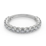 Load image into Gallery viewer, Xiomara Semi Bezel 4 Prong Cushion Cut Diamond Engagement Ring - Nivetta