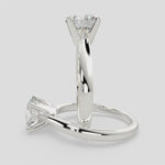 Load and play video in Gallery viewer, Juliana Round Cut Classic Solitaire Engagement Ring Setting