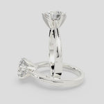 Load and play video in Gallery viewer, Camilla Round Cut Solitaire Engagement Ring Setting