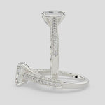 Load and play video in Gallery viewer, Martina Radiant Cut Pave Engagement Ring Setting