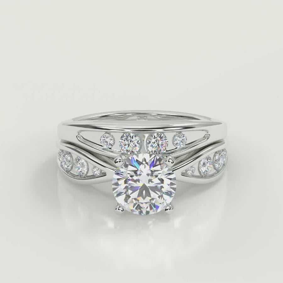 9 Stone Diamond Cluster Stud Earrings In 14K Gold 1.00ct-4.00ct, Lab Created