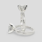 Load and play video in Gallery viewer, Camilla Princess Cut Solitaire Engagement Ring Setting