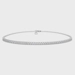 Load and play video in Gallery viewer, Isolde Round Cut Diamond Tennis Bracelet Bar Cable Chain (0.5 ctw)