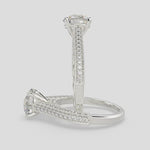 Load and play video in Gallery viewer, Martina Round Cut Pave Engagement Ring Setting
