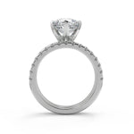 Load image into Gallery viewer, Abbigail 6 Prong Solitaire Cushion Cut Diamond Engagement Ring - Nivetta
