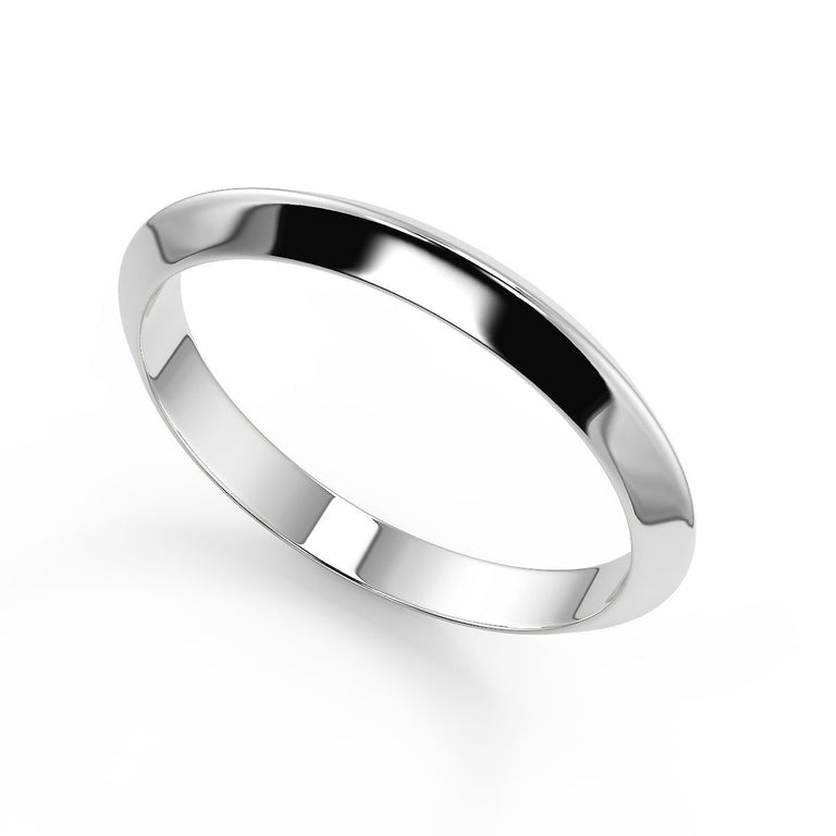 Abby Knife Edge 4 Prong Solitaire Princess Cut Diamond Engagement Ring - Nivetta