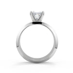 Load image into Gallery viewer, Abby Knife Edge 4 Prong Solitaire Princess Cut Diamond Engagement Ring - Nivetta
