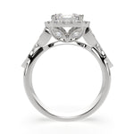 Load image into Gallery viewer, Ada Emerald Cut Halo Pave Engagement Ring Setting - Nivetta
