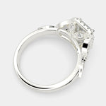 Load image into Gallery viewer, Ada Emerald Cut Halo Pave Engagement Ring Setting - Nivetta
