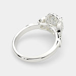 Load image into Gallery viewer, Ada Pear Cut Halo Pave Engagement Ring Setting - Nivetta
