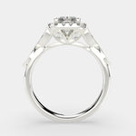 Load image into Gallery viewer, Ada Radiant Cut Halo Pave Engagement Ring Setting - Nivetta
