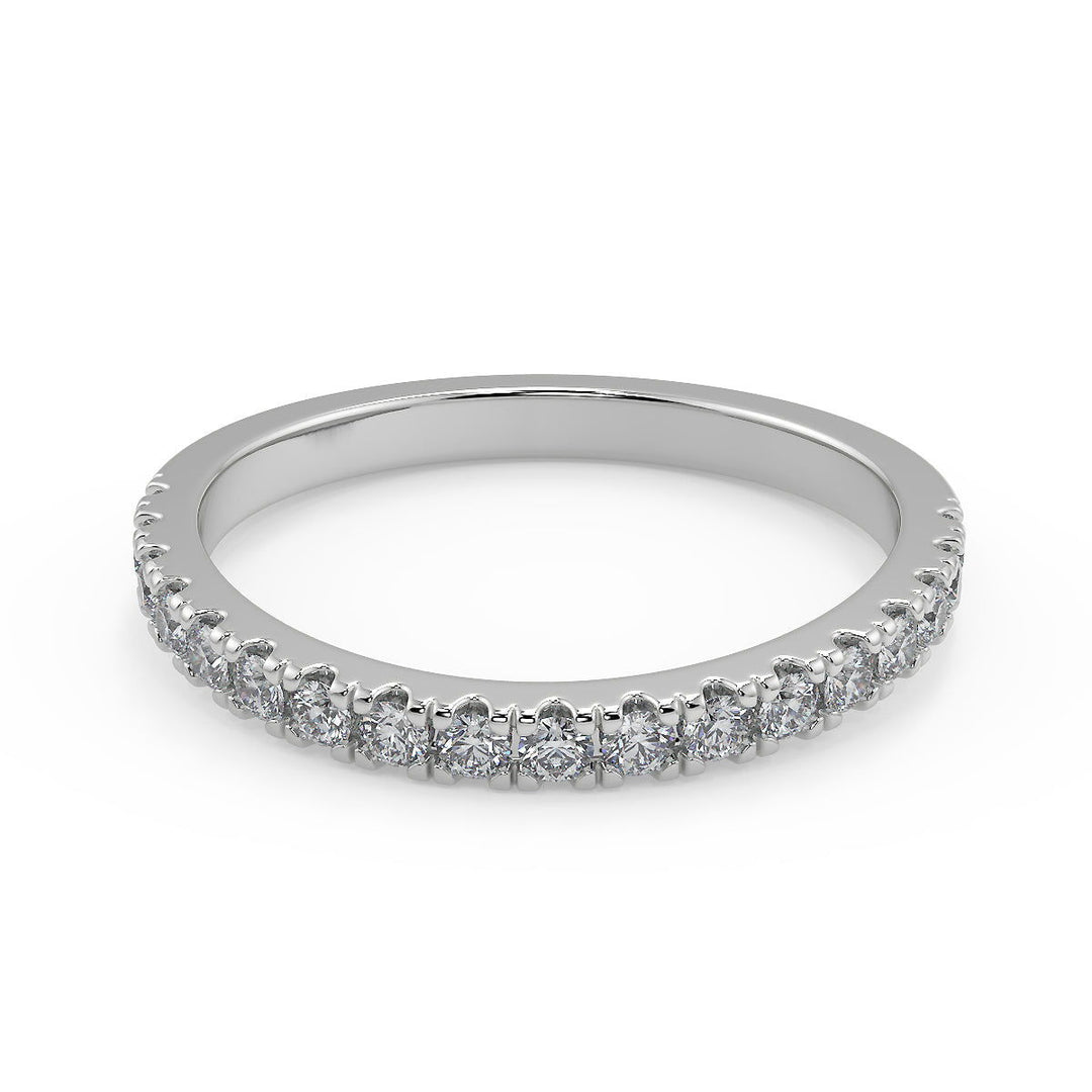 Addisyn Double Prong Split Shank Halo Round Cut Ring - Nivetta - Nivetta