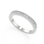 Load image into Gallery viewer, Alia Four Prong Milgrain Princess Cut Diamond Engagement Ring - Nivetta
