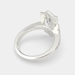 Load image into Gallery viewer, Amalia Marquise Cut Halo Pave Engagement Ring Setting - Nivetta
