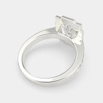 Load image into Gallery viewer, Amalia Oval Cut Halo Pave Engagement Ring Setting - Nivetta
