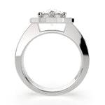 Load image into Gallery viewer, Amalia Pear Cut Halo Pave Engagement Ring Setting - Nivetta
