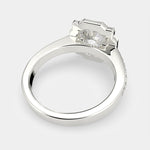 Load image into Gallery viewer, Amalia Round Cut Halo Pave Engagement Ring Setting - Nivetta
