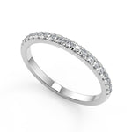 Load image into Gallery viewer, Arabella Petite twist Pave Princess Cut Diamond Engagement Ring - Nivetta
